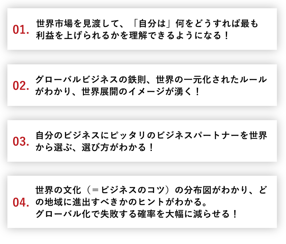日本人がグローバル社会で戦うための方法を